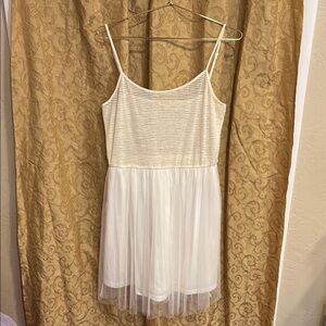 Elegant Cream Swimsuit coverup size L​​